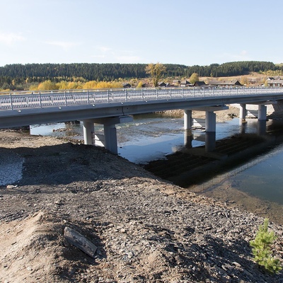 Изображение В селе Серебрянка торжественно открыли новый мост через реку Серебряная  